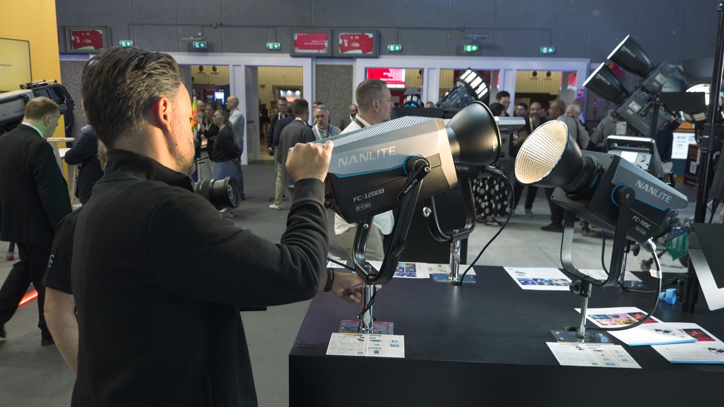 Getting hands on with Nanlite’s FC-1200B in Hall 11 